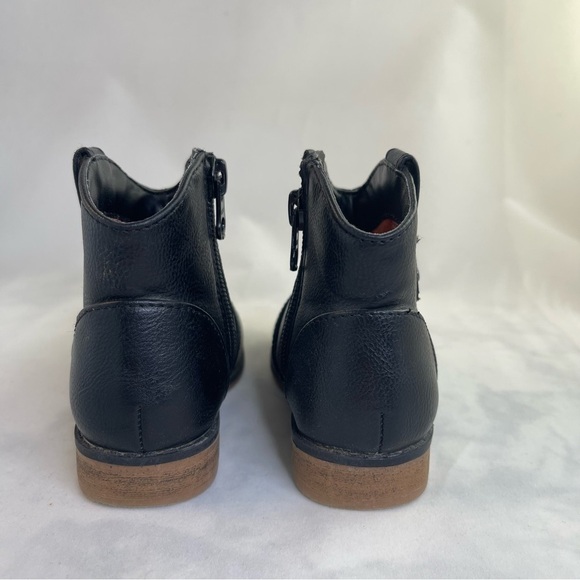 Little girl Black Ankle Boots Western Influence size 5 - Picture 3 of 8